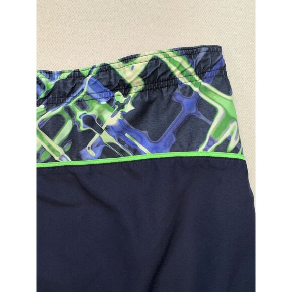 Nike Men's Aloha Shorts Lightweight Summer Polyester Size XL Blue Swim Trunks - Picture 10 of 12